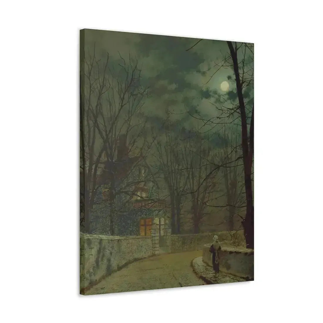 John Atkinson Grimshaw (1836-1893) Lea Hurst, Kent - Canvas Wall Art - The Sticker Space