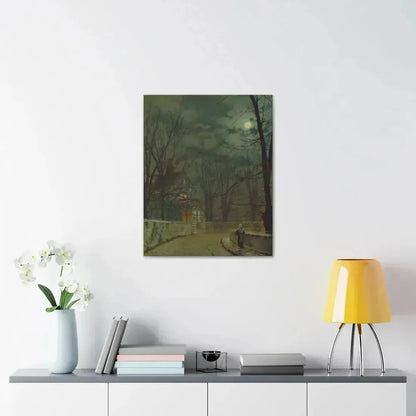 John Atkinson Grimshaw (1836-1893) Lea Hurst, Kent - Canvas Wall Art - The Sticker Space