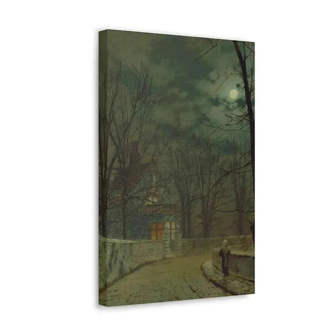 John Atkinson Grimshaw (1836-1893) Lea Hurst, Kent - Canvas Wall Art - The Sticker Space