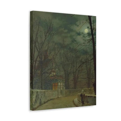 John Atkinson Grimshaw (1836-1893) Lea Hurst, Kent - Canvas Wall Art - The Sticker Space