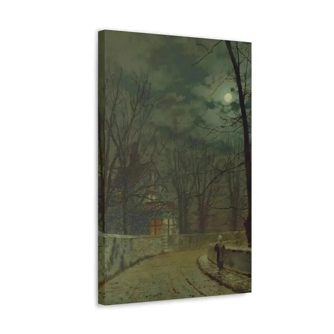John Atkinson Grimshaw (1836-1893) Lea Hurst, Kent - Canvas Wall Art - The Sticker Space