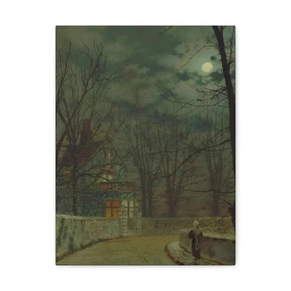 John Atkinson Grimshaw (1836-1893) Lea Hurst, Kent - Canvas Wall Art - The Sticker Space