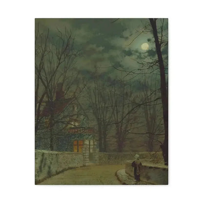 John Atkinson Grimshaw (1836-1893) Lea Hurst, Kent - Canvas Wall Art - The Sticker Space