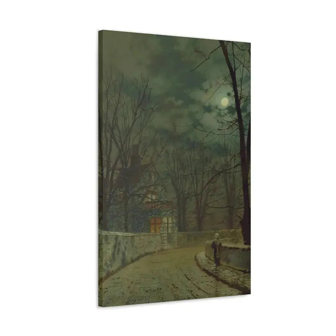 John Atkinson Grimshaw (1836-1893) Lea Hurst, Kent - Canvas Wall Art - The Sticker Space
