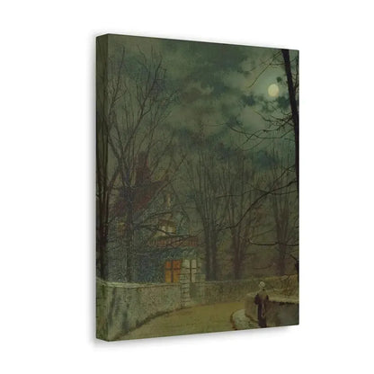 John Atkinson Grimshaw (1836-1893) Lea Hurst, Kent - Canvas Wall Art - The Sticker Space
