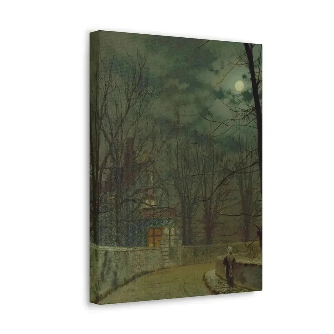 John Atkinson Grimshaw (1836-1893) Lea Hurst, Kent - Canvas Wall Art - The Sticker Space