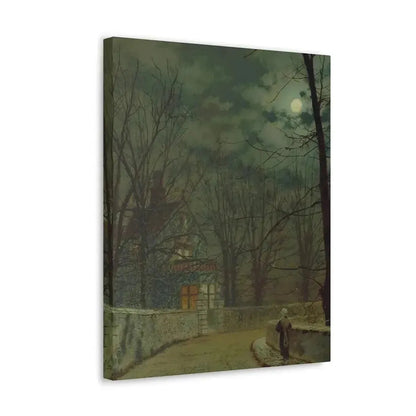 John Atkinson Grimshaw (1836-1893) Lea Hurst, Kent - Canvas Wall Art - The Sticker Space