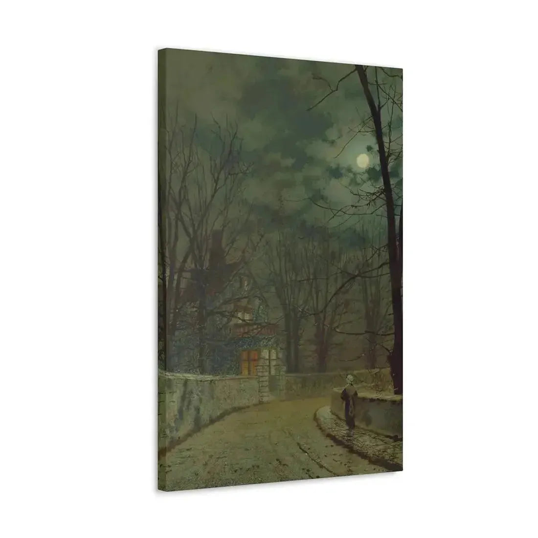 John Atkinson Grimshaw (1836-1893) Lea Hurst, Kent - Canvas Wall Art - The Sticker Space