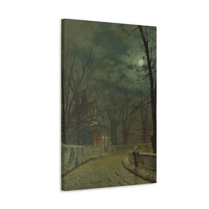 John Atkinson Grimshaw (1836-1893) Lea Hurst, Kent - Canvas Wall Art - The Sticker Space