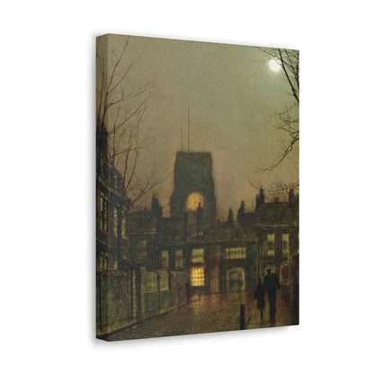 John Atkinson Grimshaw (1836-1893) Old Chelsea - 1 - Canvas Wall Art - The Sticker Space