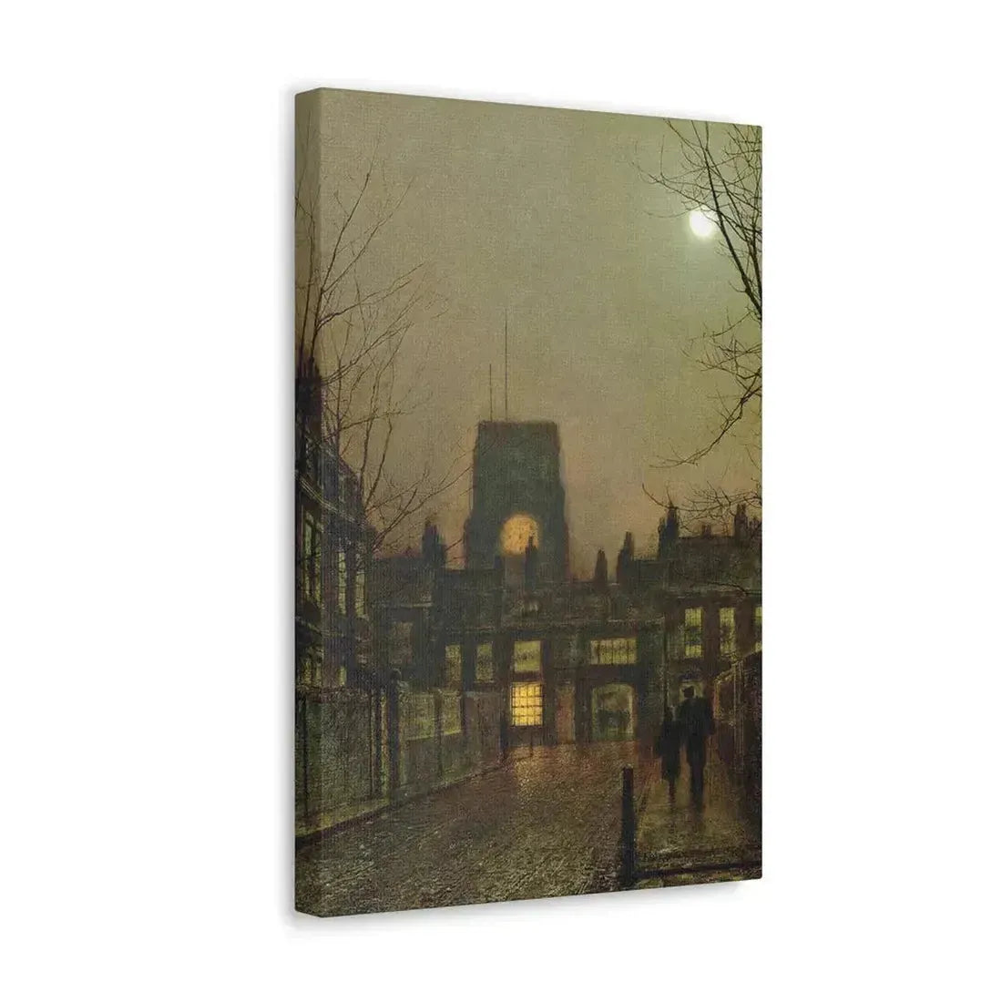 John Atkinson Grimshaw (1836-1893) Old Chelsea - 1 - Canvas Wall Art - The Sticker Space