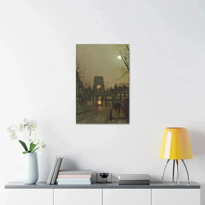 John Atkinson Grimshaw (1836-1893) Old Chelsea - 1 - Canvas Wall Art - The Sticker Space