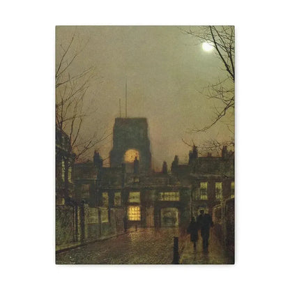John Atkinson Grimshaw (1836-1893) Old Chelsea - 1 - Canvas Wall Art - The Sticker Space