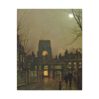 John Atkinson Grimshaw (1836-1893) Old Chelsea - 1 - Canvas Wall Art - The Sticker Space