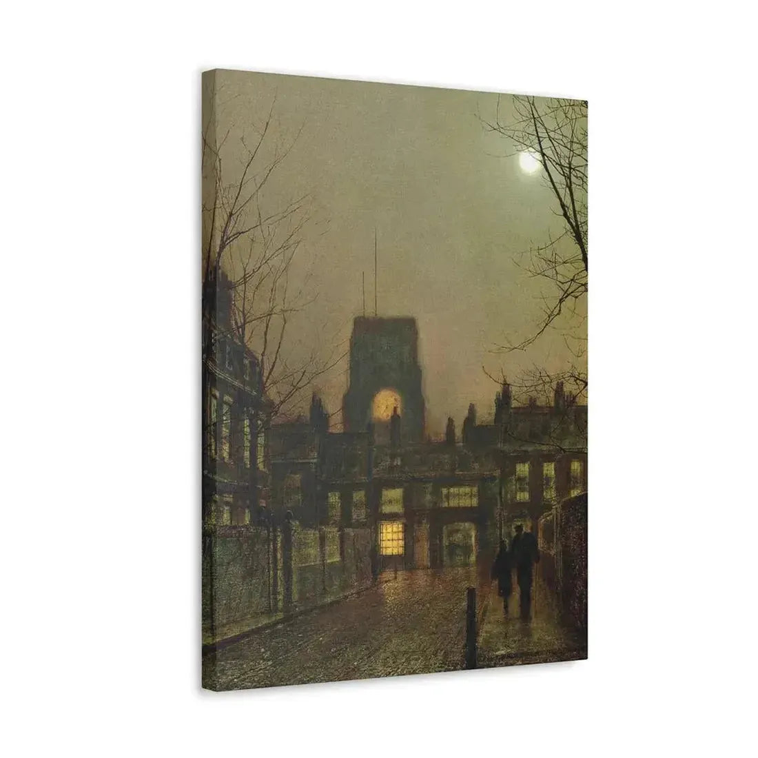 John Atkinson Grimshaw (1836-1893) Old Chelsea - 1 - Canvas Wall Art - The Sticker Space