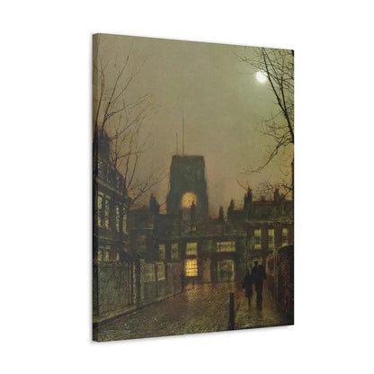 John Atkinson Grimshaw (1836-1893) Old Chelsea - 1 - Canvas Wall Art - The Sticker Space