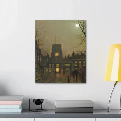 John Atkinson Grimshaw (1836-1893) Old Chelsea - 1 - Canvas Wall Art - The Sticker Space