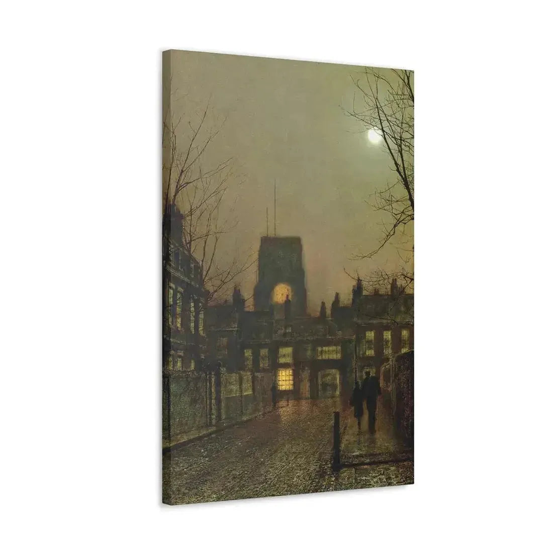 John Atkinson Grimshaw (1836-1893) Old Chelsea - 1 - Canvas Wall Art - The Sticker Space