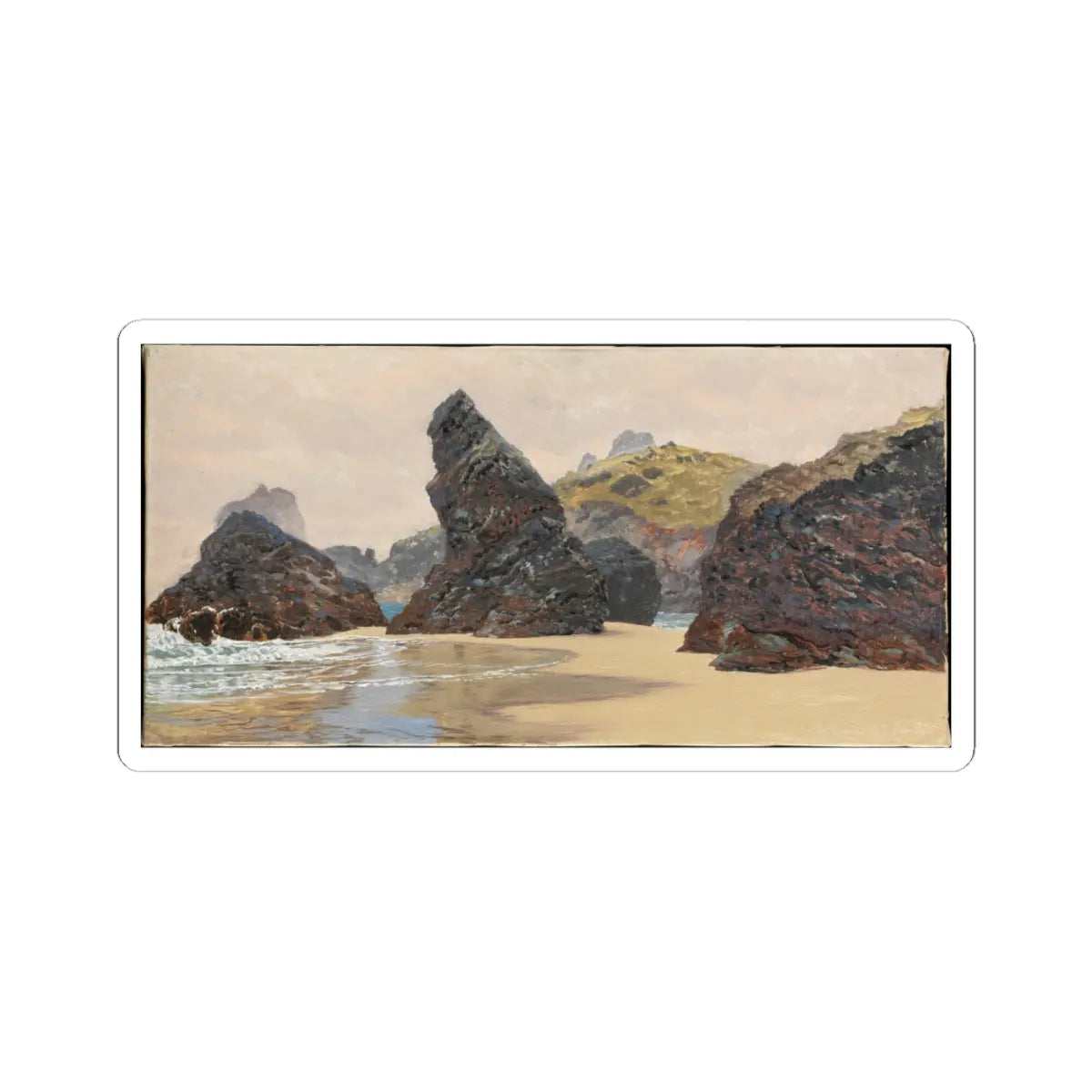 SKU:TSS-STICK-JHNBRT-6X6-4 Sizes:6" × 6" Types:White