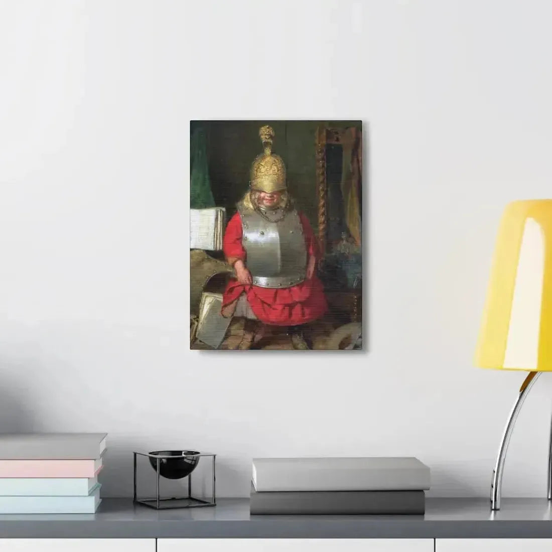 John Burr (1831-1893) The Little Soldier - 1859 - Canvas Wall Art - The Sticker Space