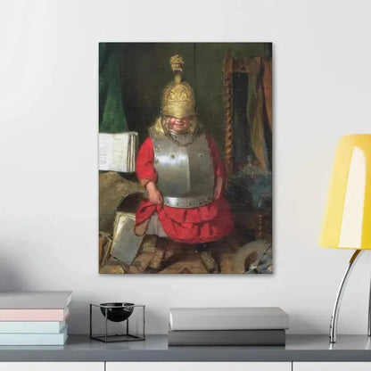 John Burr (1831-1893) The Little Soldier - 1859 - Canvas Wall Art - The Sticker Space