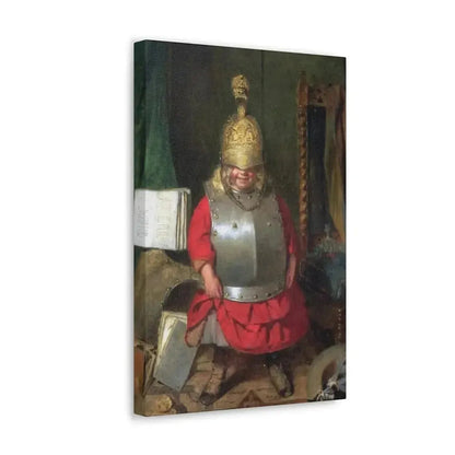 John Burr (1831-1893) The Little Soldier - 1859 - Canvas Wall Art - The Sticker Space