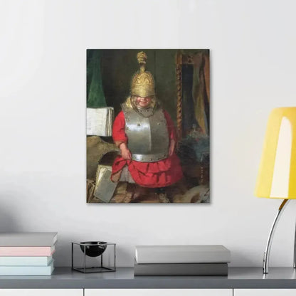 John Burr (1831-1893) The Little Soldier - 1859 - Canvas Wall Art - The Sticker Space