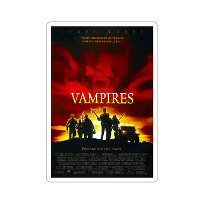 John Carpenters Vampires 1998 Movie Poster STICKER Vinyl Die-Cut Decal 4 Inch - The Sticker Space