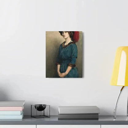 John Collier (1850-1934) Angela McInnes - 1914 - Canvas Wall Art - The Sticker Space