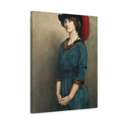 John Collier (1850-1934) Angela McInnes - 1914 - Canvas Wall Art - The Sticker Space