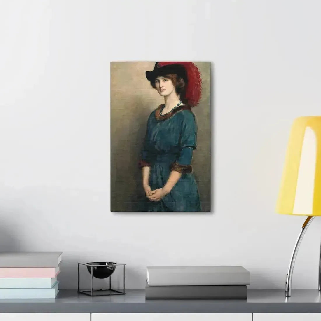 John Collier (1850-1934) Angela McInnes - 1914 - Canvas Wall Art - The Sticker Space