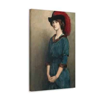 John Collier (1850-1934) Angela McInnes - 1914 - Canvas Wall Art - The Sticker Space