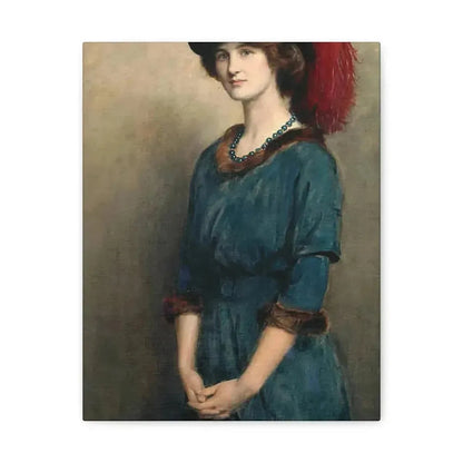 John Collier (1850-1934) Angela McInnes - 1914 - Canvas Wall Art - The Sticker Space