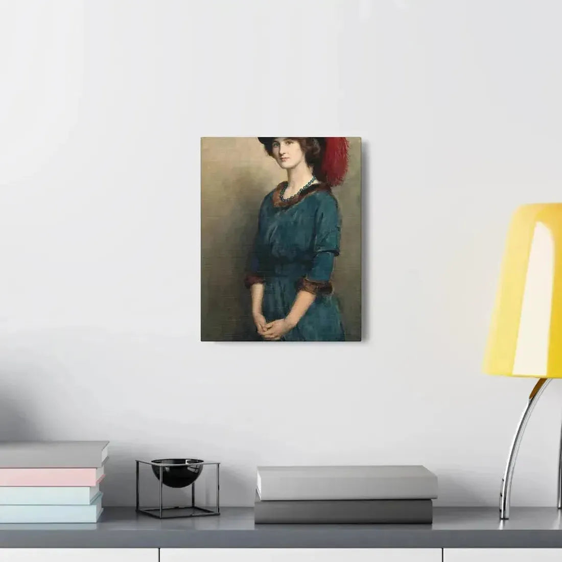 John Collier (1850-1934) Angela McInnes - 1914 - Canvas Wall Art - The Sticker Space