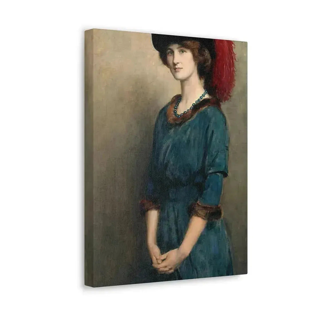 John Collier (1850-1934) Angela McInnes - 1914 - Canvas Wall Art - The Sticker Space