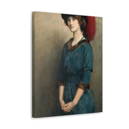 John Collier (1850-1934) Angela McInnes - 1914 - Canvas Wall Art - The Sticker Space