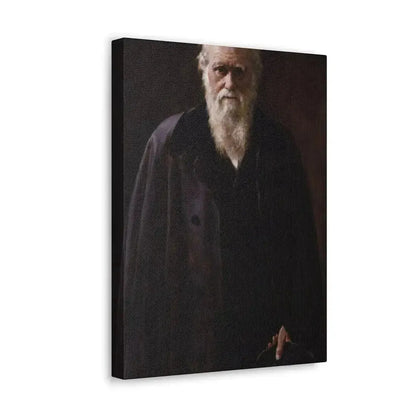 John Collier (1850-1934) Charles Robert Darwin - 1883 - Canvas Wall Art - The Sticker Space