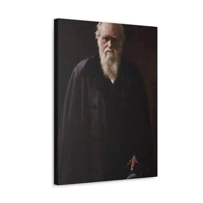 John Collier (1850-1934) Charles Robert Darwin - 1883 - Canvas Wall Art - The Sticker Space