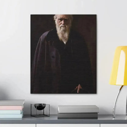 John Collier (1850-1934) Charles Robert Darwin - 1883 - Canvas Wall Art - The Sticker Space
