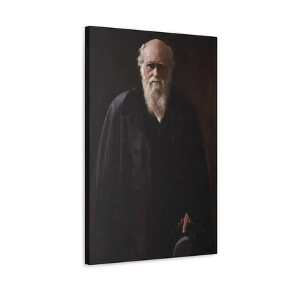 John Collier (1850-1934) Charles Robert Darwin - 1883 - Canvas Wall Art - The Sticker Space