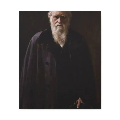 John Collier (1850-1934) Charles Robert Darwin - 1883 - Canvas Wall Art - The Sticker Space