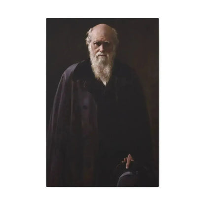 John Collier (1850-1934) Charles Robert Darwin - 1883 - Canvas Wall Art - The Sticker Space
