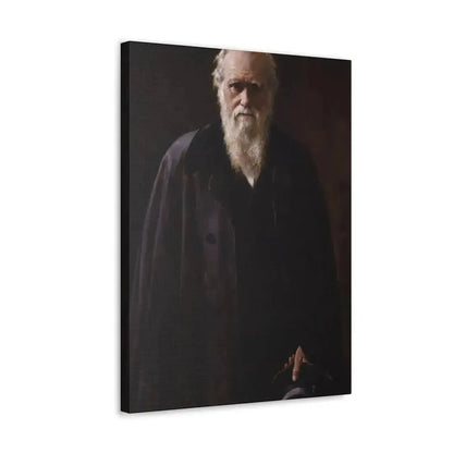 John Collier (1850-1934) Charles Robert Darwin - 1883 - Canvas Wall Art - The Sticker Space