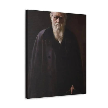 John Collier (1850-1934) Charles Robert Darwin - 1883 - Canvas Wall Art - The Sticker Space