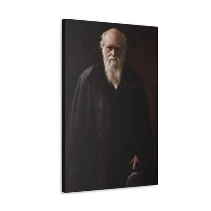 John Collier (1850-1934) Charles Robert Darwin - 1883 - Canvas Wall Art - The Sticker Space