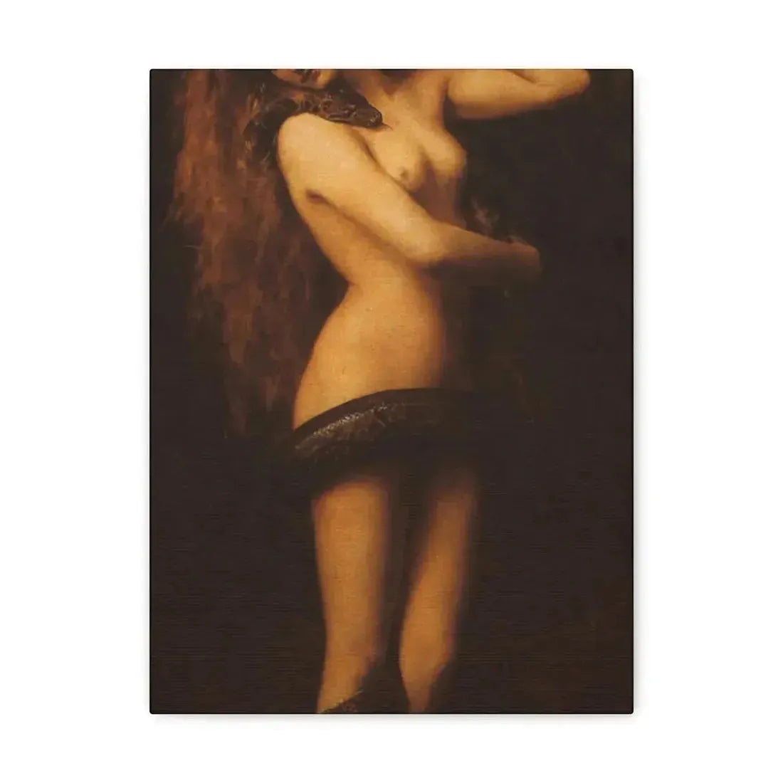John Collier (1850-1934) Lilith - 1887 - Canvas Wall Art - The Sticker Space