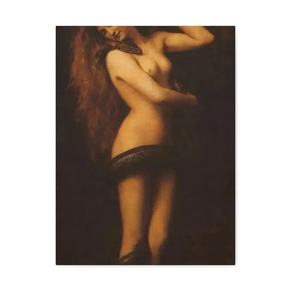 John Collier (1850-1934) Lilith - 1887 - Canvas Wall Art - The Sticker Space