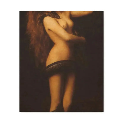 John Collier (1850-1934) Lilith - 1887 - Canvas Wall Art - The Sticker Space