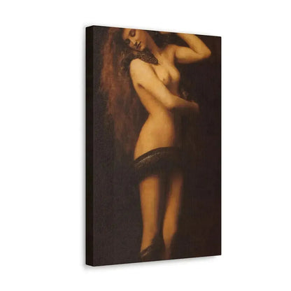 John Collier (1850-1934) Lilith - 1887 - Canvas Wall Art - The Sticker Space