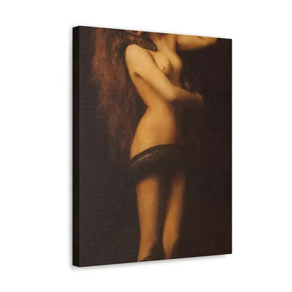 John Collier (1850-1934) Lilith - 1887 - Canvas Wall Art - The Sticker Space